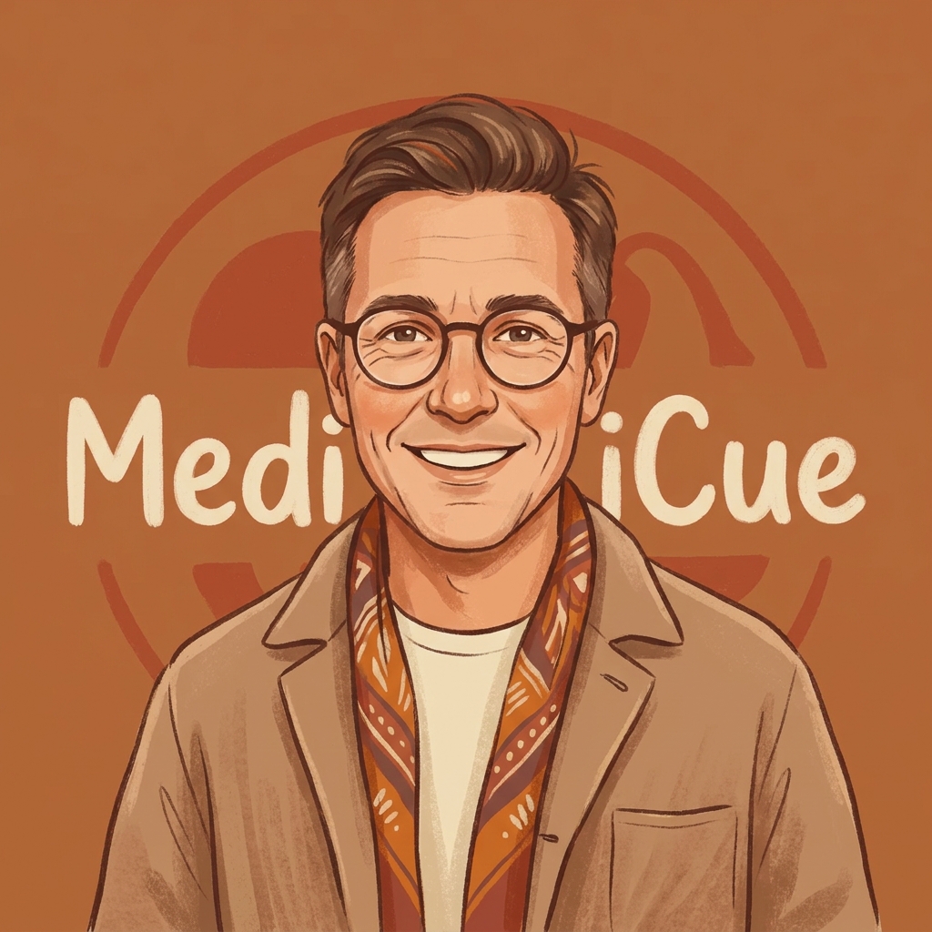 小児科受付責任者のイラストポートレート